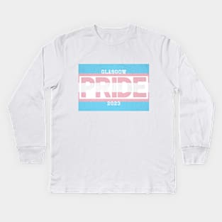 Glasgow Transgender Pride 2023 Kids Long Sleeve T-Shirt